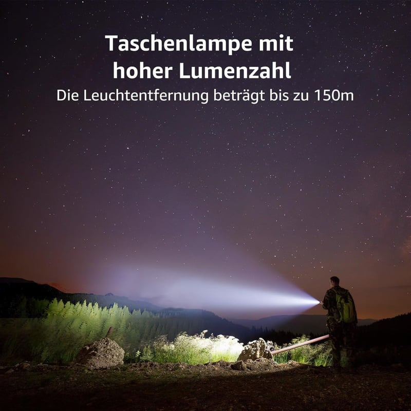 Kleine, wasserdichte LED-Taschenlampe für Kinder - extrem hell und tragbar