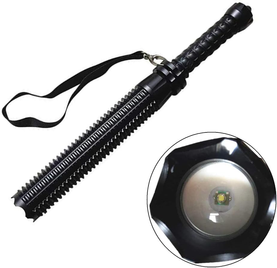Zoomable LED-Taschenlampe für Selbstverteidigung und Notfälle