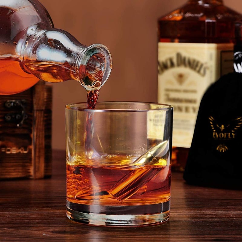 Whisky Steine aus Edelstahl für Männer – Wiederverwendbare Eiswürfel