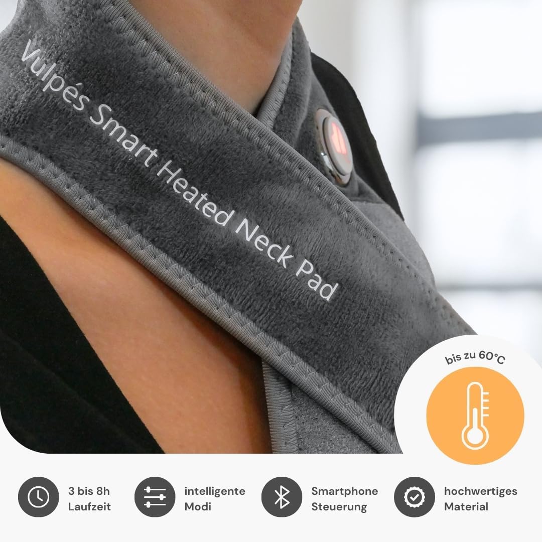 Beheizbares Nackenkissen Pro L mit Smartphone-Steuerung für Nackenschmerzen