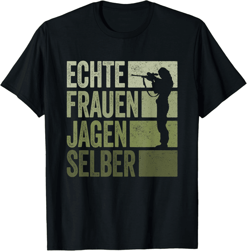Jägerin T-Shirt für Frauen – Jagdmode für Outdoor-Liebhaber