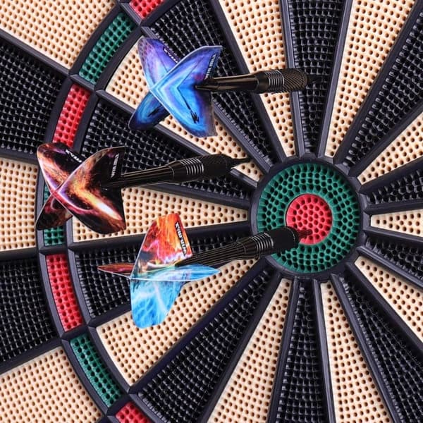 Elektronische Dartscheibe Profi-Set für 1-16 Spieler mit 12 Darts und Zubehör