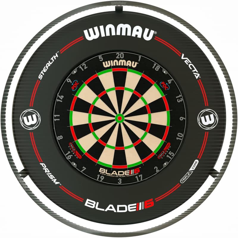 Winmau Plasma Dartboard Lampe mit Zubehör