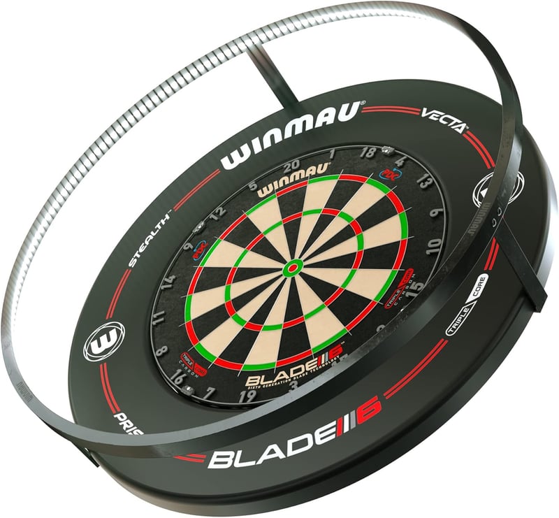 Winmau Plasma Dartboard Lampe mit Zubehör
