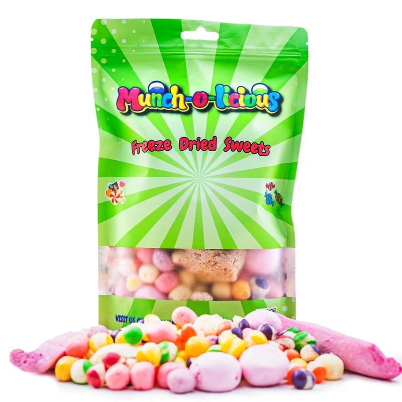Veganes & Halal Gefriergetrocknetes Süßigkeiten-Geschenk - 100g