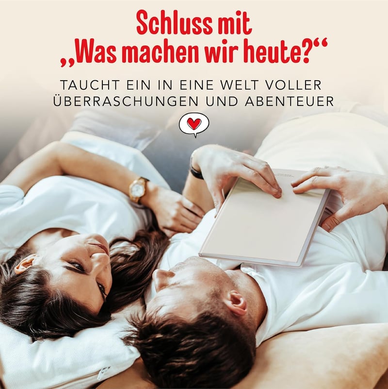 52 Date Ideen für Paare – Unser Date Buch zum Freirubbeln