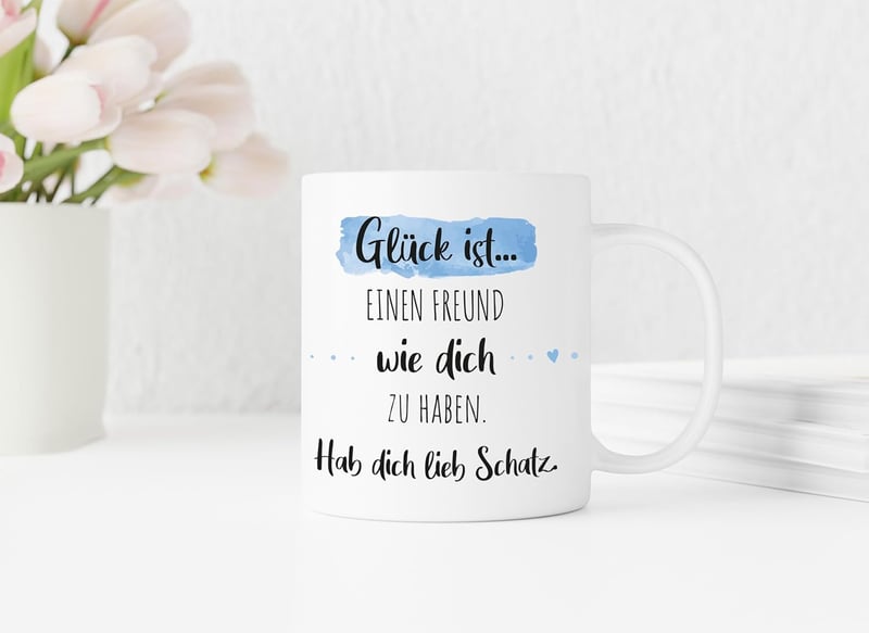 Personalisierte Kaffeetasse mit Wunschname für die beste Freundin