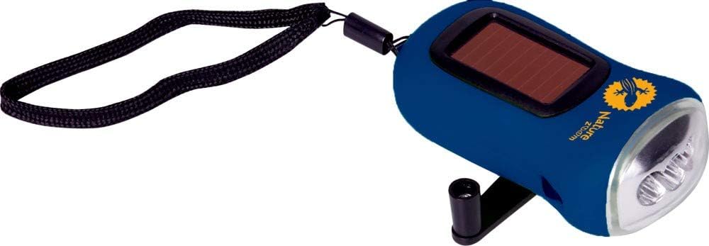 Dynamo-Taschenlampe Nature Zoom für Outdoor-Fans (blau)