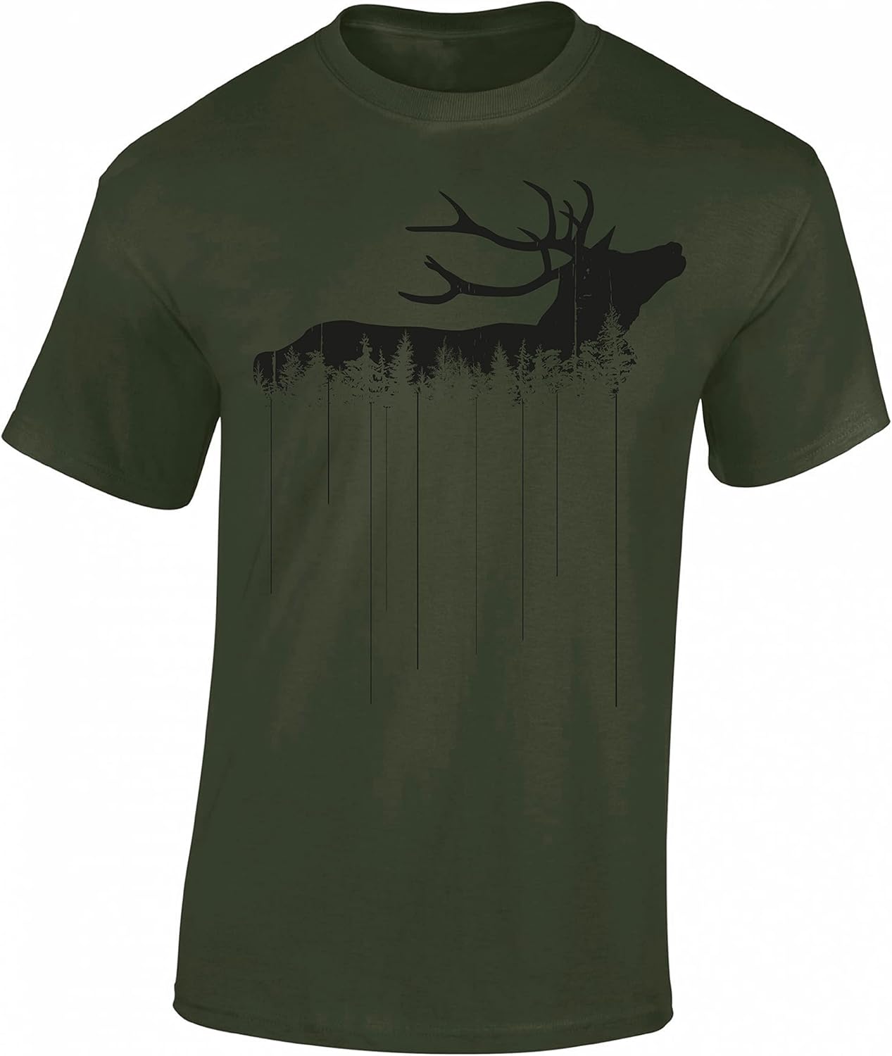 Waldhirsch T-Shirt für Männer