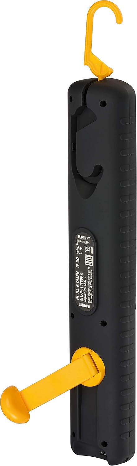 Brennenstuhl Akku LED Handlampe HL 300 AD – 300lm, 9h Leuchtdauer, Camping Zubehör