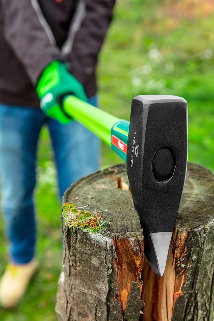 Verto Profi 3900 g Universalaxt mit Fiberglasstiel – präzise Holzbearbeitung