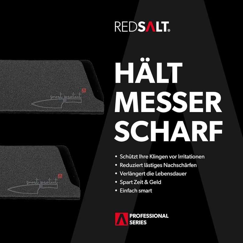 Küchenmesser Schutzhülle – 2er Set aus BPA-freiem ABS mit Fleece