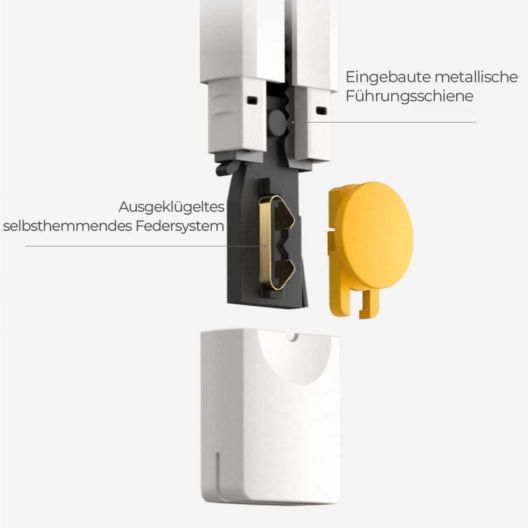 HOTO Einziehbares Cuttermesser 18 mm mit Rostschutz und Schnellwechselklinge