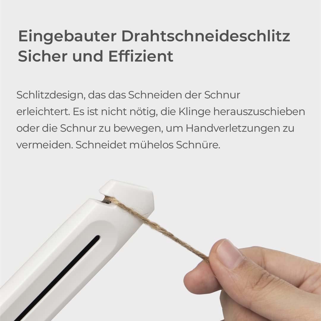 HOTO Einziehbares Cuttermesser 18 mm mit Rostschutz und Schnellwechselklinge