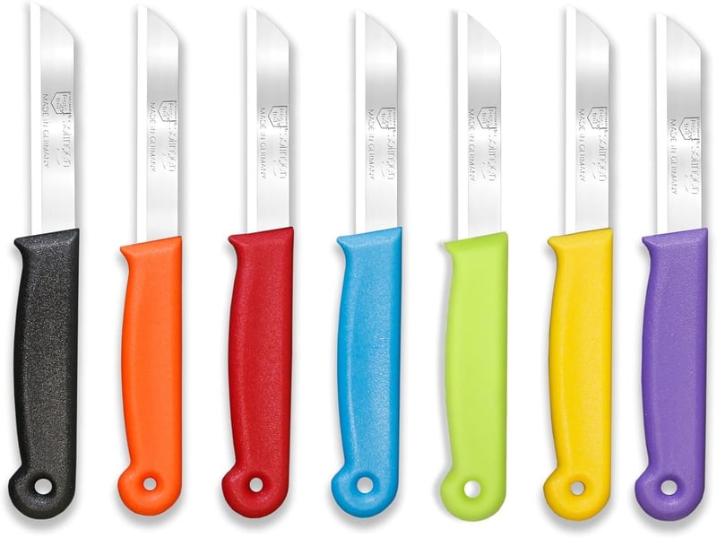 Gemüsemesser Set aus Solingen - 7 Stück Edelstahl Küchenmesser