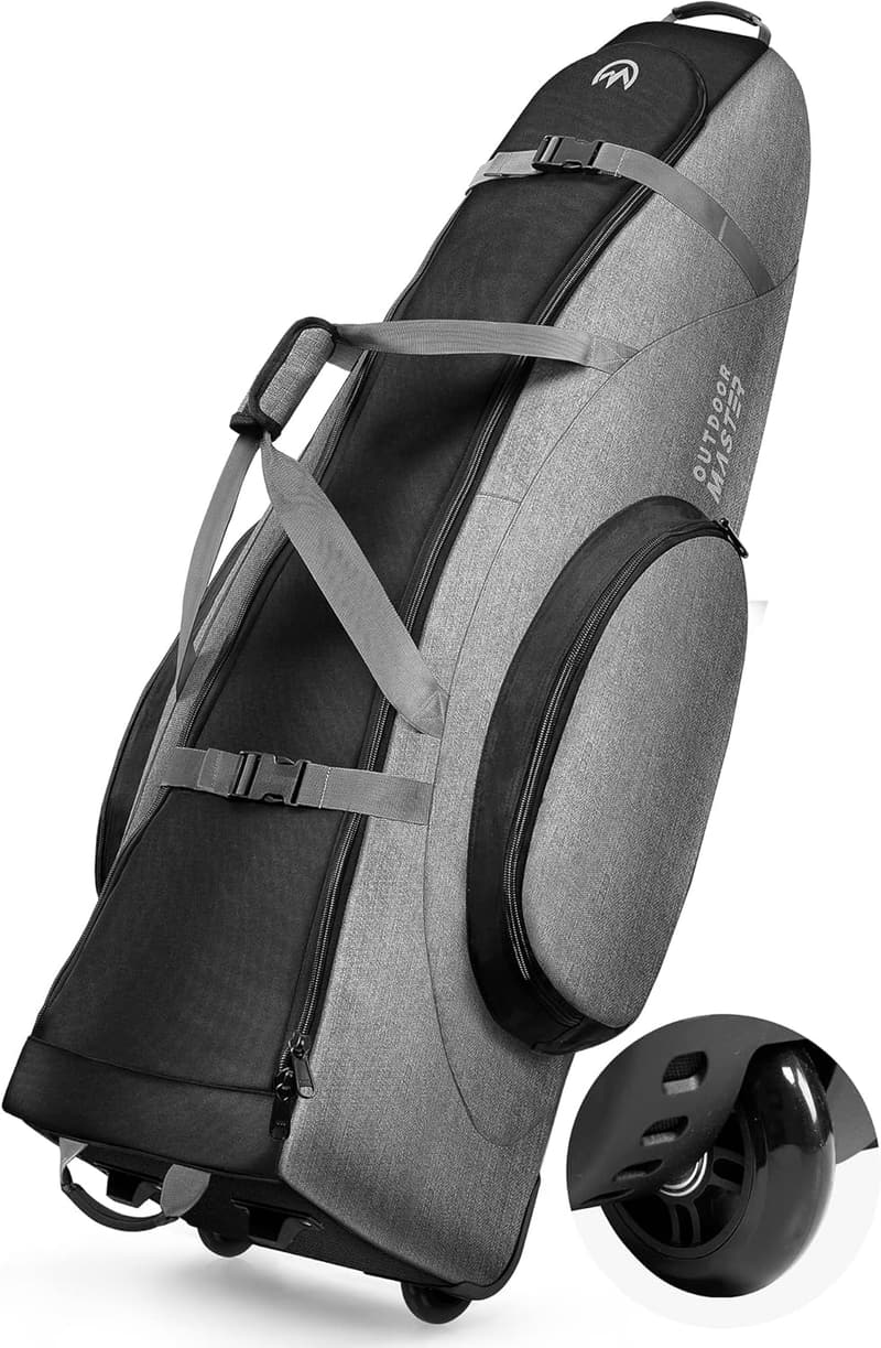 Gepolsterte Golf Reisetasche mit verstärkten Rädern – 900D, wasserdicht