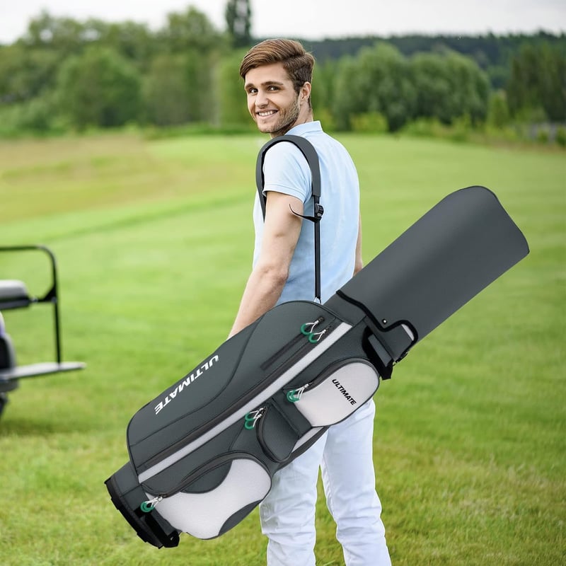 LIFEZEAL Golftasche mit 14-Fach Unterteilung, wasserdicht, 7 Fächer