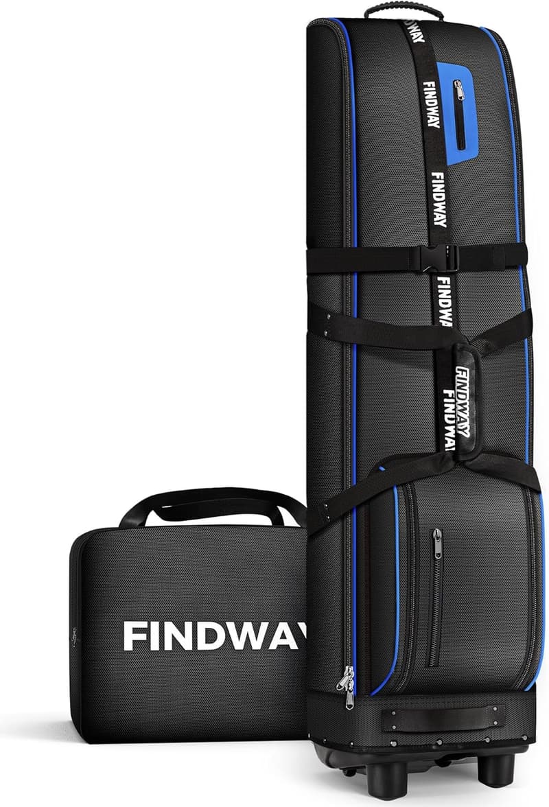 Findway Golf Reisetasche aus 1680D Oxford mit herausnehmbarem Pad