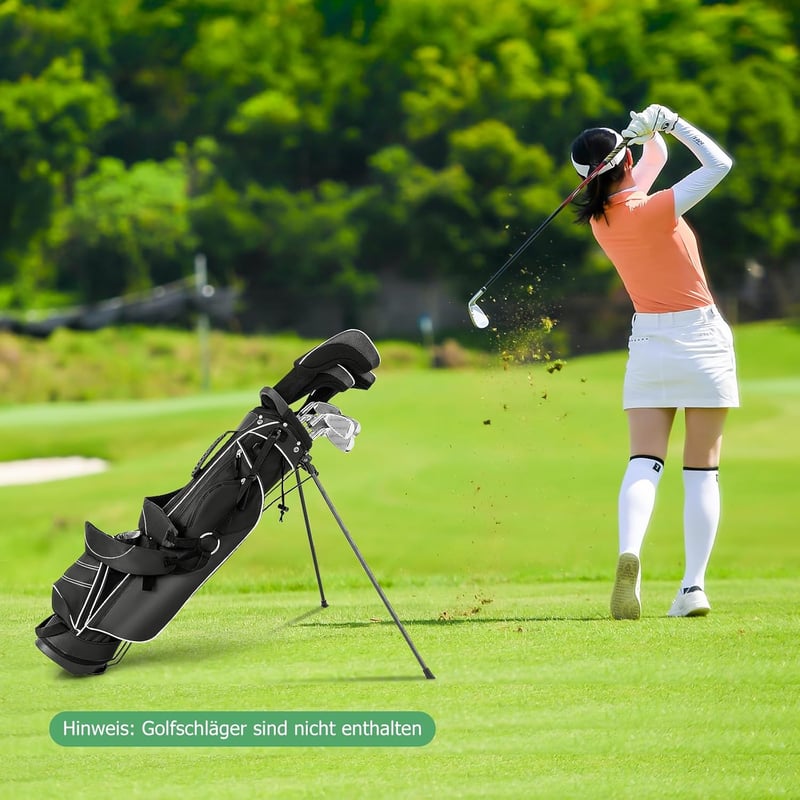 Tragbare Golftasche mit Ständer und Griffen