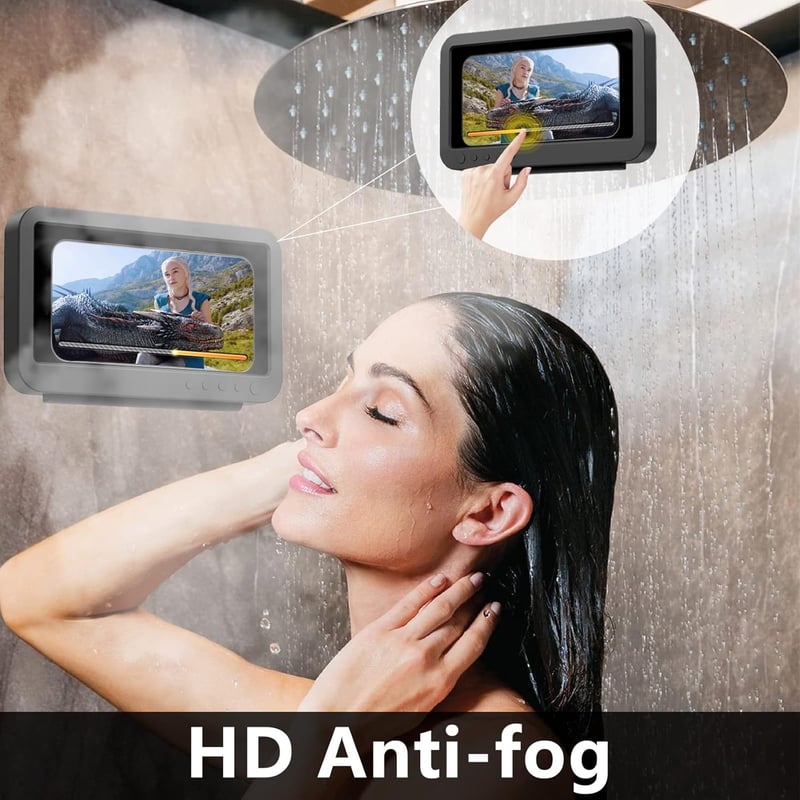 Wasserdichter Dusch-Telefonhalter mit Touchscreen (7 Zoll) – 360° drehbar