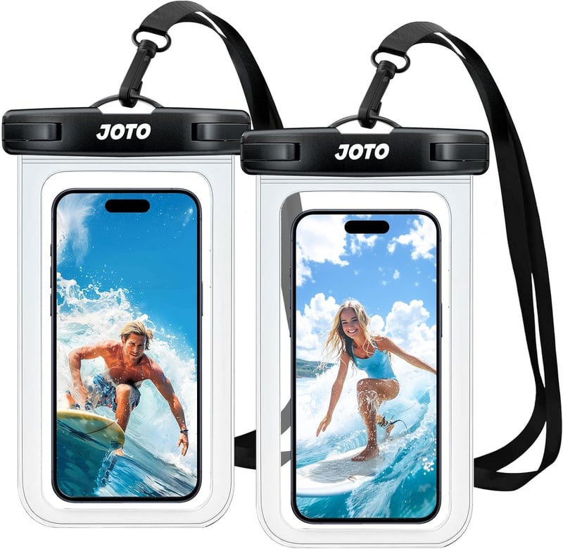 Wasserdichte Handyhülle für iPhone und Galaxy bis 7 Zoll – 2er Set
