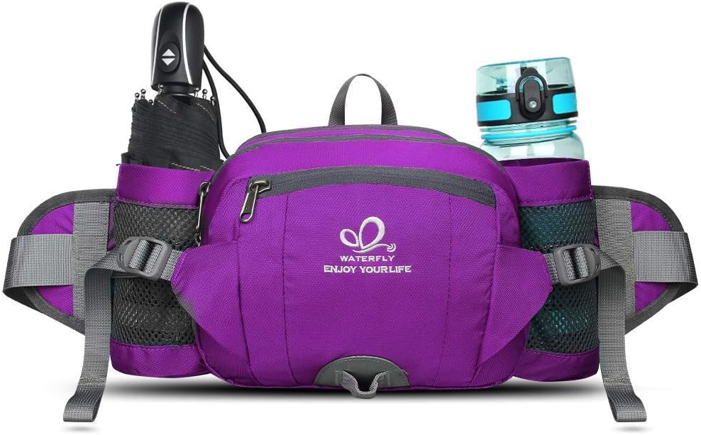 WATERFLY Wasserdichte Bauchtasche mit Flaschenhalter für Wandern