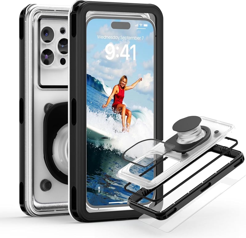 Wasserdichte Handytasche IPX8 für Unterwasser-Schnorcheln bis 6,9 Zoll