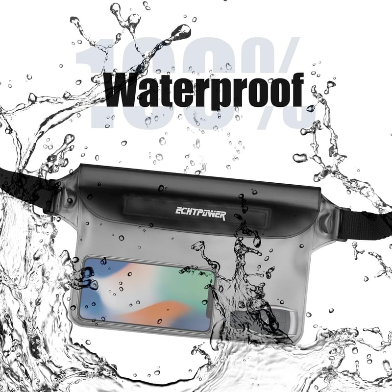 Wasserdichte Tasche für Outdoor-Aktivitäten, 2 Stück mit verstellbarem Gurt