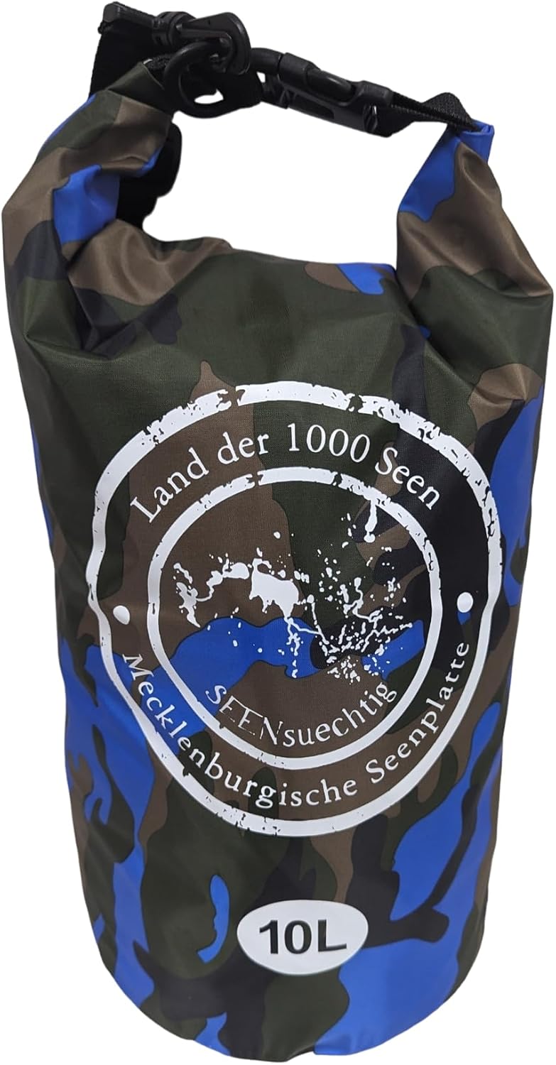 100% wasserdichter Trockensack 10L für Wassersport und Outdoor-Aktivitäten