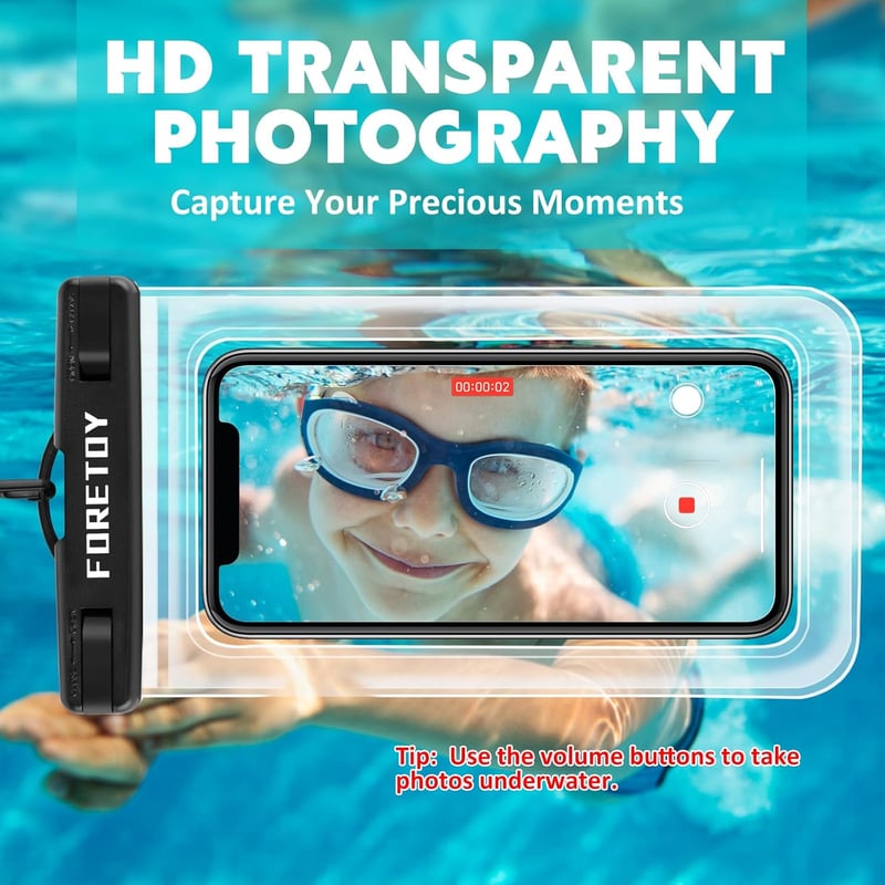 Wasserdichte Handyhülle IPX8 für Wassersport und Strand