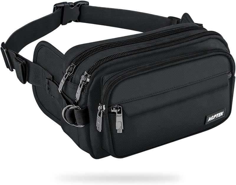 Wasserdichte Bauchtasche für Herren und Damen mit 5 Fächern
