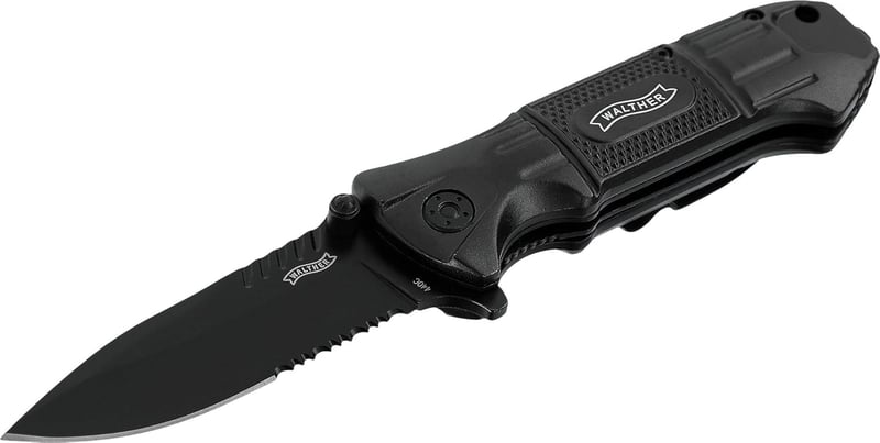 Walther Black Tac Messer 205mm, schwarz