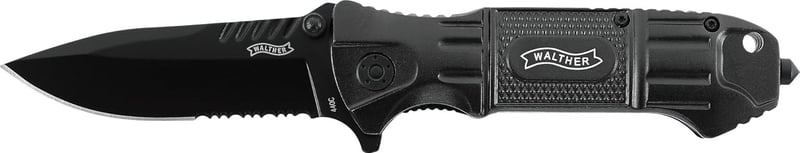 Walther Black Tac Messer 205mm, schwarz