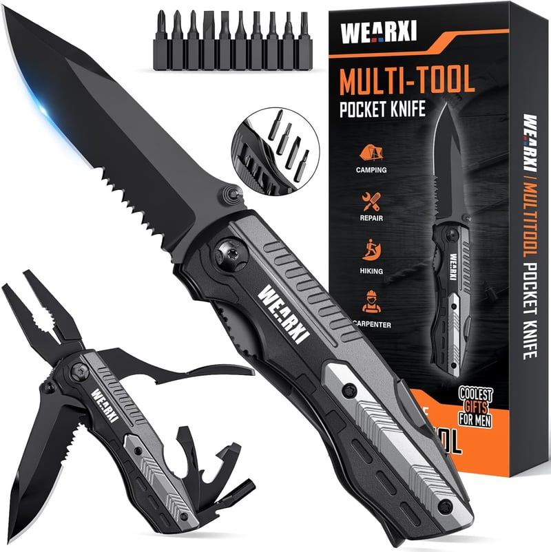 Multitool Taschenmesser für Männer – Vatertagsgeschenk Outdoor