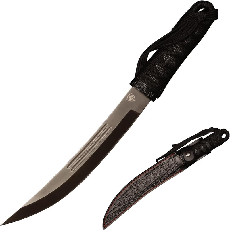 Resident Evil: Afterlife Tanto-Messer mit Lederbezug, 38 cm