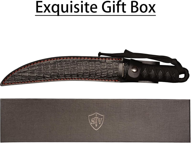 Resident Evil: Afterlife Tanto-Messer mit Lederbezug, 38 cm