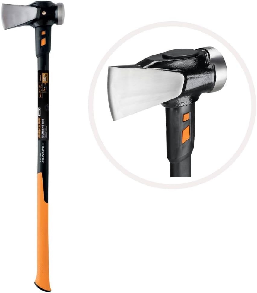 Fiskars IsoCore Spaltaxt 92 cm, 3,6 kg - ideal zum Spalten von Stammstücken