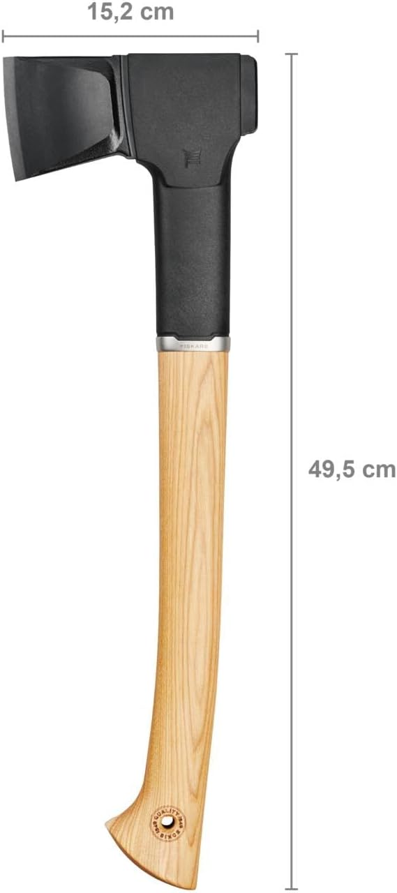 Fiskars Norden Universalaxt N12, 49,5 cm, Karbonstahl, FSC-zertifiziert