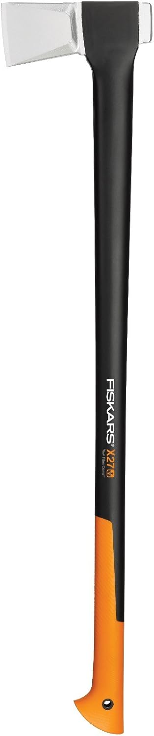 Fiskars Spaltaxt 96 cm mit Antihaftbeschichtung und Schärfer