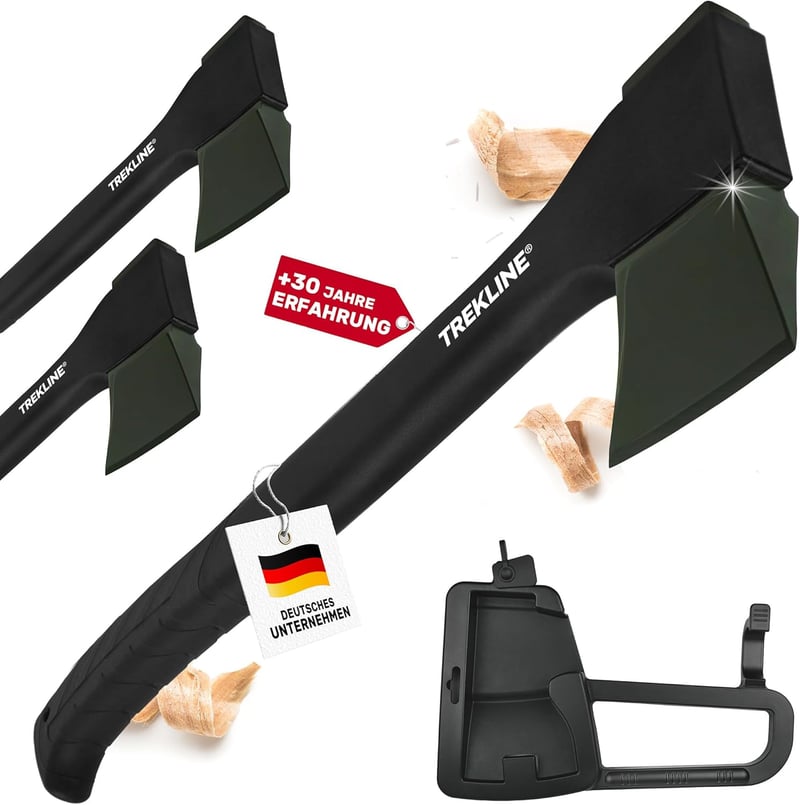 TREKLINE Spaltaxt mit ErgoFiber™ Griff und Klingen-/Transportschutz