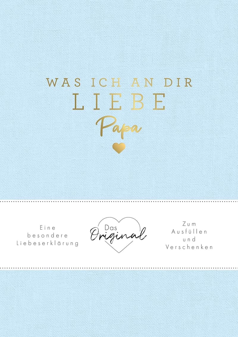 Liebeserklärung für Papa: Ausfüllbares Geschenk für Vatertag und Geburtstag