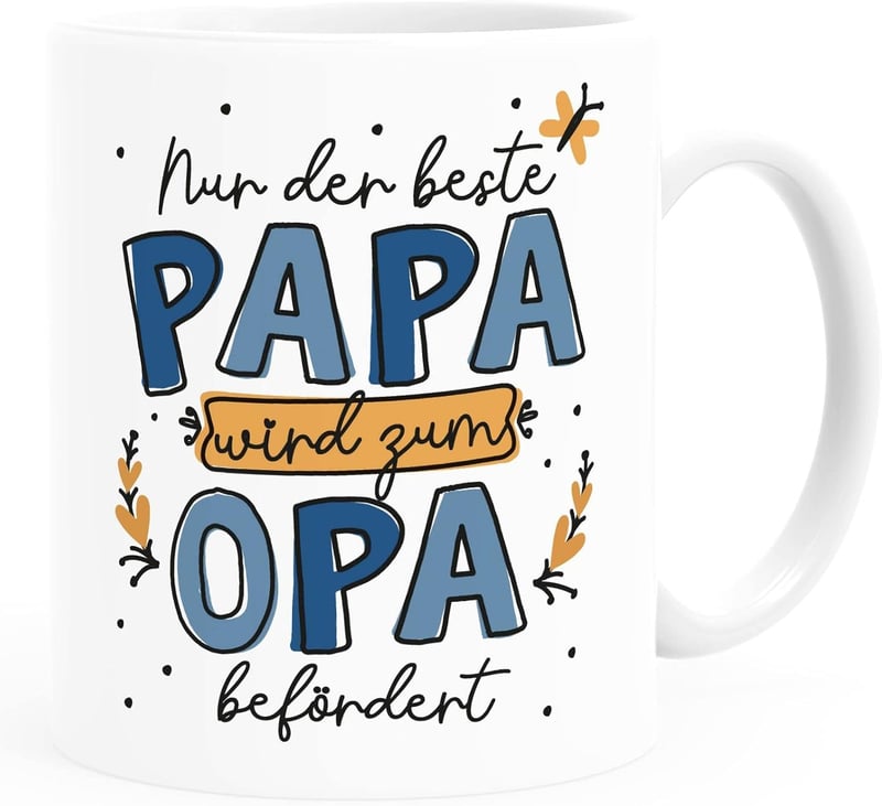 Vatertagsgeschenk: Keramiktasse für Papa 