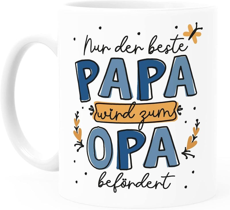 Vatertagsgeschenk: Keramiktasse für Papa 