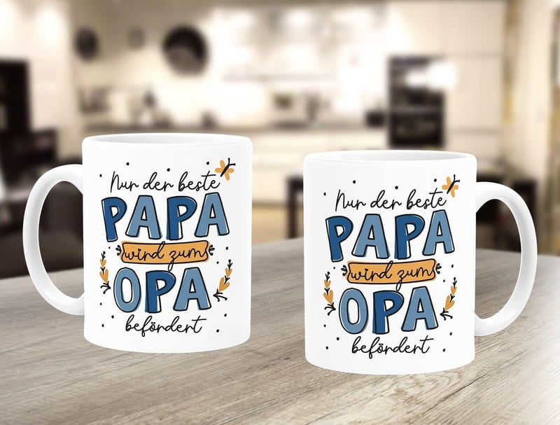 Vatertagsgeschenk: Keramiktasse für Papa 