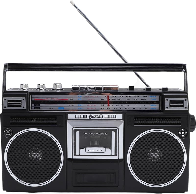 Tragbarer Kassettenspieler mit Bluetooth und MP3-Konverter