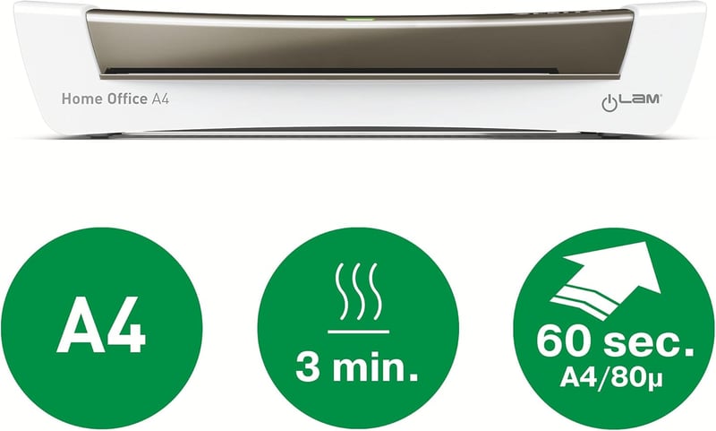 Leitz A4 Laminiergerät für 80-125 µm Folien mit Starterkit