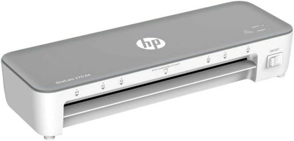 HP OneLam 270 Laminiergerät in Grau, ideal für Büro- und Heimbedarf