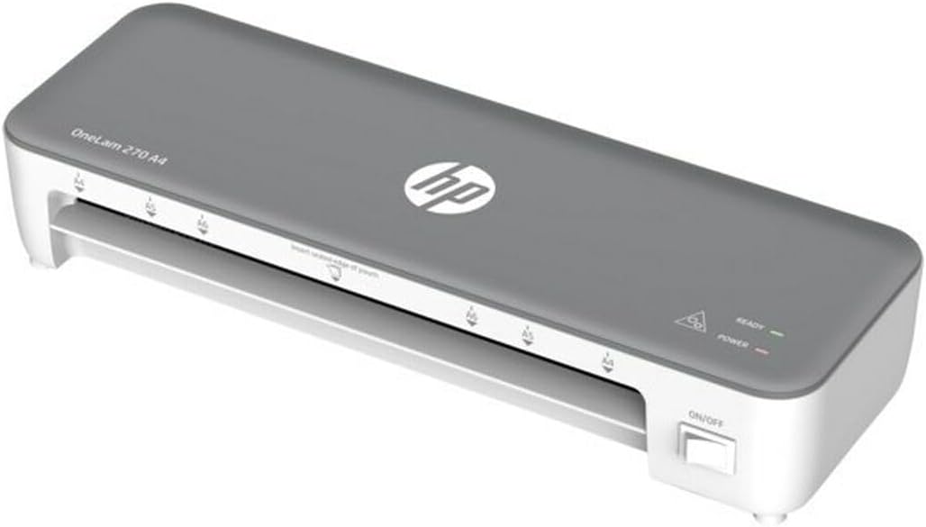 HP OneLam 270 Laminiergerät in Grau, ideal für Büro- und Heimbedarf