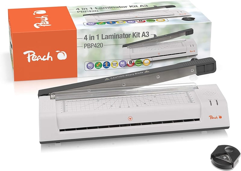 4-in-1 A3 Laminiergerät für Heiß- & Kaltlaminierung, inkl. Zubehör