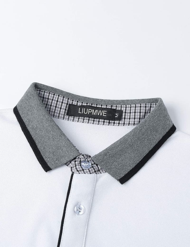 Baumwoll-Polohemd für Herren mit Tasche, kurzärmelig, Sommervariante